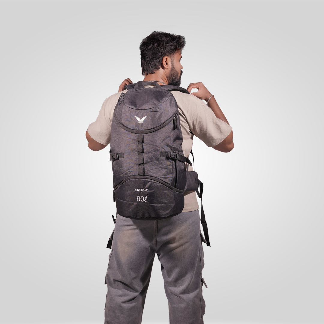 Alpine X Backpack – 60L (Midnight Black Edition)