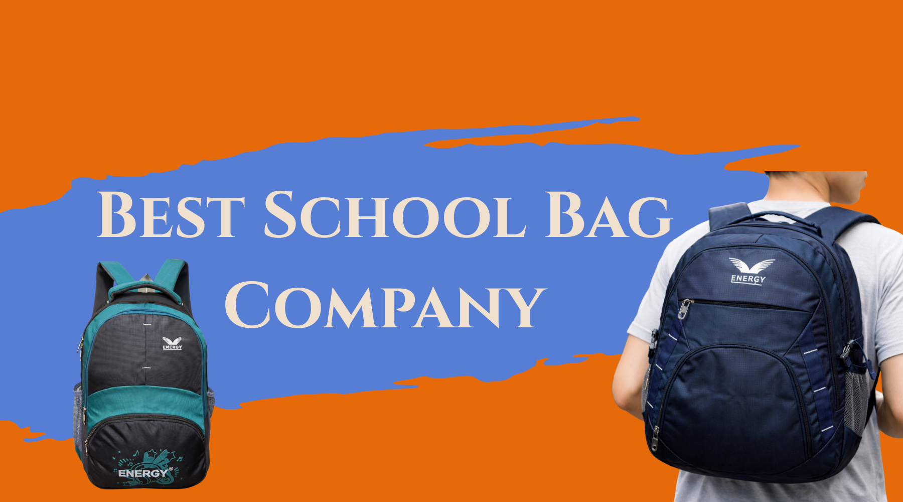 Water-resistant The Energy Bags laptop backpack for men and women with ergonomic shoulder straps and rain cover.