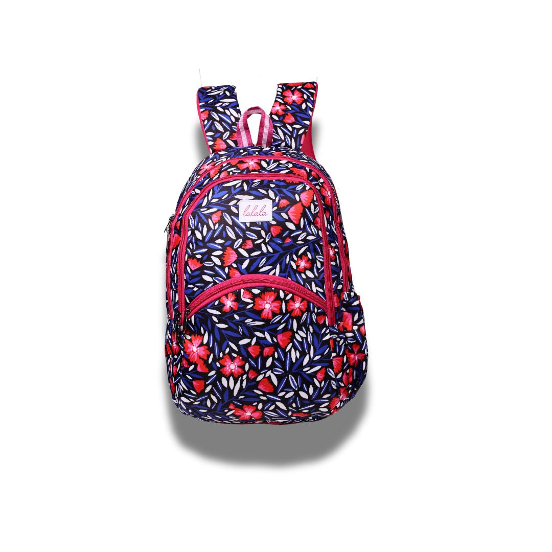 Lalala Bag – Navy Pink Floral Edition