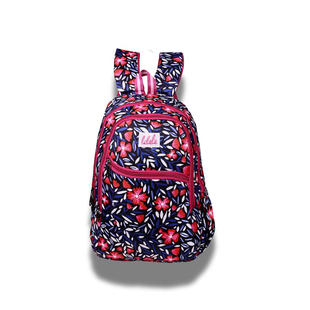 Lalala Bag – Navy Red Floral Edition